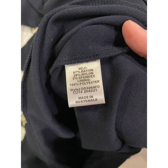 VICI Libby Stapless Cutout Ruffle Midi Dress Size L Dark Blue Glam Occasion - Picture 7 of 7